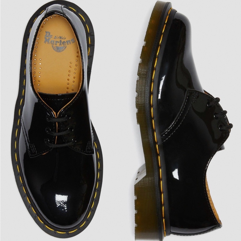 Dr. Martens Shiny Black Oxfords